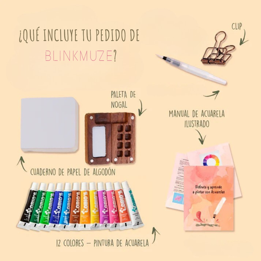Set de Mini-Acuarelas Blinkmuze